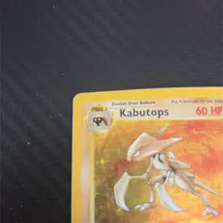 Pokemon Kabutops 9/62 Fossil Holo Rare - MP - Image 3