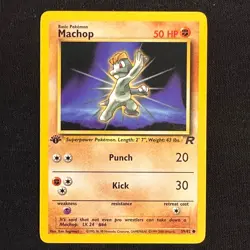 Machop 59/82 Common Team Rocket Pokemon 1st Edition Lightly Played - Image 1