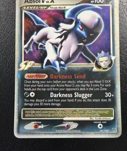 2009 Pokemon TCG Absol G Lv.X 141/147 Supreme Victors Holo With Swirl🌀MP - Image 3