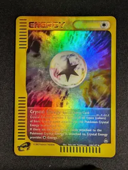 Pokemon Crystal Energy 146/147 Uncommon Reverse Aquapolis LP - Image 1