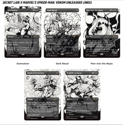Foil VENOM UNLEASHED (Inks) Marvel's Spider-Man Secret Lair Drop SLD MTG PRESALE - Image 2