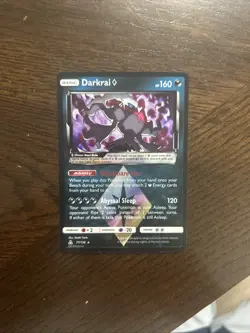 Pokemon Darkrai Prism Star Prism Rare Holo SM Ultra Prism 77/156 HP160 EN - Image 1