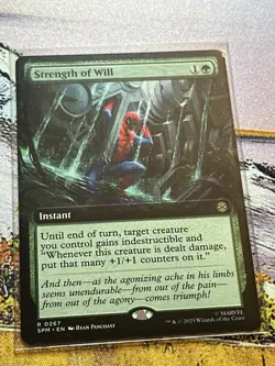 Strength Of Will Mtg Spider-man Mtg Extended Art - Image 1