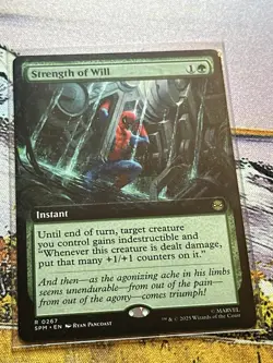 Strength Of Will Mtg Spider-man Mtg Extended Art - Image 2