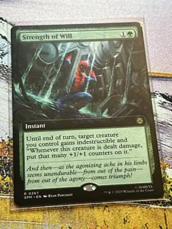 Strength Of Will Mtg Spider-man Mtg Extended Art - Image 5