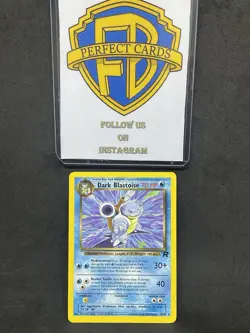 POKEMON ROCKET UNLIMITED DARK BLASTOISE NONHOLO 20/82 NM ENG - Image 1