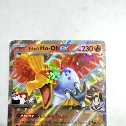 Ethan's Ho-Oh ex 039/182 Holo Prize Pack Series Cards Pokemon Holo NM - Image 3