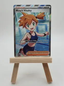 🔥Misty's Vitality 111/084 Pokemon TCG Me05: Pitch Black ULTRA RARE🔥 SHIPS NOW! - Image 1