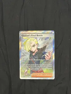 Pokemon TCG Gladion's Final Battle 108/084 Pitch Black Full Art Ultra Rare NM-M - Image 1