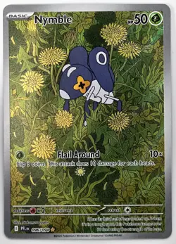 2025 Nymble - 096/094 Illustration Rare Holo NM ME02: Phantasmal Flames Pokemon - Image 1