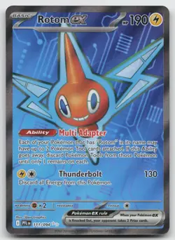 Rotom ex 111/094 Phantasmal Flames Pokemon NM 535 - Image 1