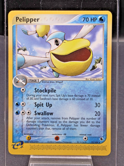 Pelipper 19/109 Ruby and Sapphire Regular NM Pokemon TCG - Image 1