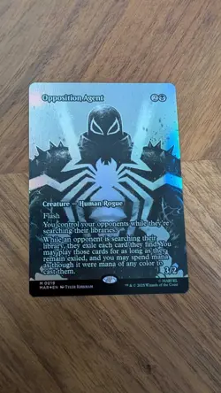 Foil Borderless Opposition Agent Spider-Man NM MTG - Image 1