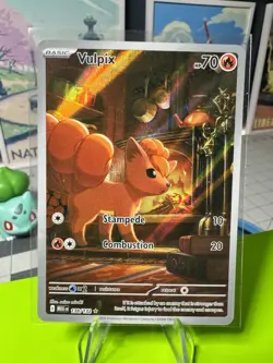 Vulpix 138/132 Illustration Rare Mega Evolution Pokemon Near Mint - Image 1