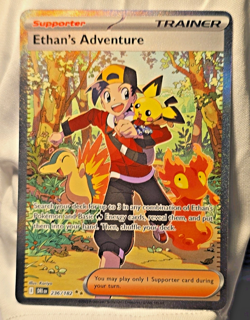 Pokemon Ethan's Adventure 236/182 SV09 Ultra Rare Holo English - Image 1