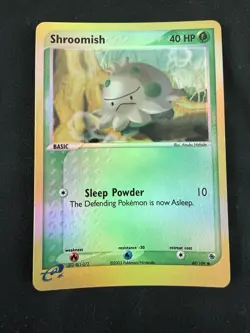 Pokemon TCG Shroomish Ruby & Sapphire 69/109 40 HP Common Reverse Holo NM - Image 1
