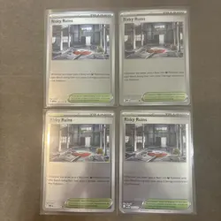 4x Reverse Holo Risky Ruins 127/132 Mega Evolution Playset Pokemon TCG NM - Image 1