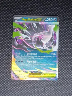 Mega Darkrai ex 048/084 Pokemon Pitch Black Double Rare Holo NM - Image 1