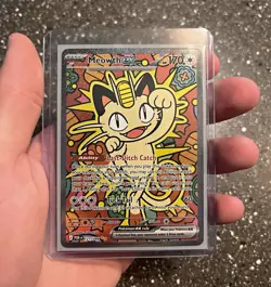 Pokemon Meowth ex 121/088 SVP Black Star Promo Holo English 2024 170HP - Image 1