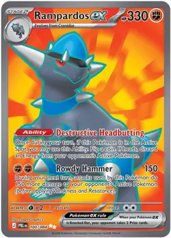 Pokemon Rampardos ex [ME05 - 100/084] NM Holofoil - Image 1