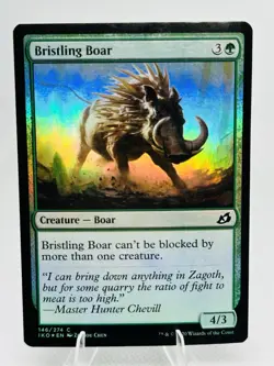 Bristling Boar Foil (146) Ikoria: Lair of Behemoths IKO MTG Magic - Image 1