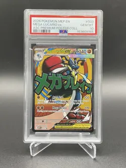 Mega Lucario EX 033 Black Star Promo PSA 10 GEM MT - Image 1