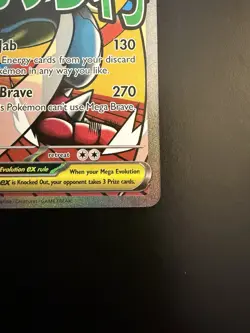 Mega Lucario ex 033 Holo Promo ME: Mega Evolution Promo Pokemon Near Mint - Image 5