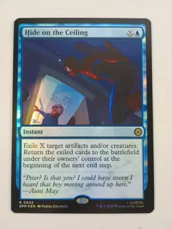Magic The Gathering Hide on the Ceiling - Foil 0032 SPM NM MTG - Image 1