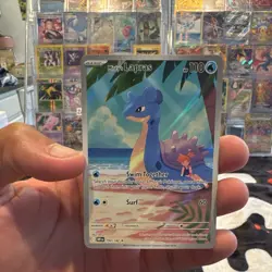 Pokemon TCG Misty's Lapras Destined Rivals 194/182 IR Mint Condition - Image 1