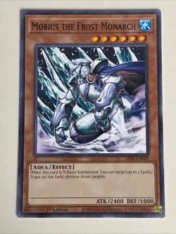 Yugioh - Mobius the Frost Monarch x 3 - 1st Edition NM - Plus Free Holo Card - A - Image 2