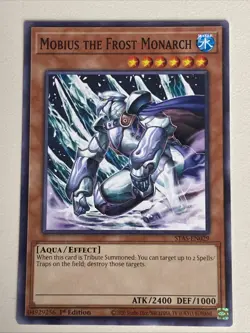 Yugioh - Mobius the Frost Monarch x 3 - 1st Edition NM - Plus Free Holo Card - A - Image 3