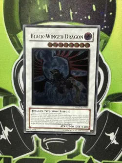 Black-Winged Dragon TSHD-EN040 Ultimate Rare Unlimited Yugioh NM- - Image 1