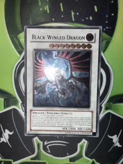 Black-Winged Dragon TSHD-EN040 Ultimate Rare Unlimited Yugioh NM- - Image 2