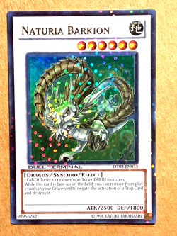 yugioh Naturia Barkion DT03-EN038 Ultra Parallel Rare Near Mint - Image 1