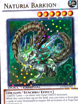 yugioh Naturia Barkion DT03-EN038 Ultra Parallel Rare Near Mint - Image 3