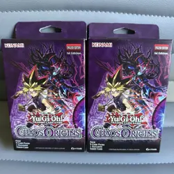 Konami Yu-Gi-Oh! Chaos Origins 1st Edition English 4-Pack Blister w/ Token - Image 1