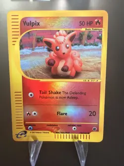 Vulpix 136/165 Expedition Base Set Reverse Holo e-Reader Series Vintage WOTC LP+ - Image 1