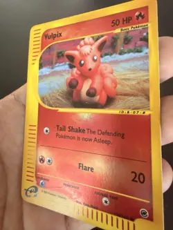 Vulpix 136/165 Expedition Base Set Reverse Holo e-Reader Series Vintage WOTC LP+ - Image 4
