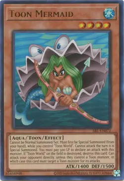 Toon Mermaid Unlimited Ultra Rare Spell Ruler (25th Anniversary Edition) SRL-E - Image 1