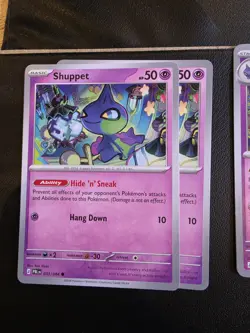 Pokemon TCG Pitch Black Hide 'n' Sneak Ghost Lot Dhelmise Banette Sinistcha NM - Image 3