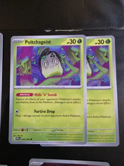 Pokemon TCG Pitch Black Hide 'n' Sneak Ghost Lot Dhelmise Banette Sinistcha NM - Image 5
