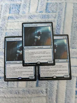X3 MTG ELD Vantress Gargoyle 072/254 MTG Magic the Gathering PACK FRESH X3 - Image 1