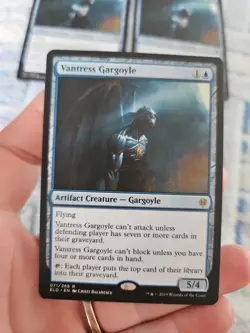 X3 MTG ELD Vantress Gargoyle 072/254 MTG Magic the Gathering PACK FRESH X3 - Image 2