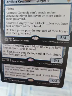 X3 MTG ELD Vantress Gargoyle 072/254 MTG Magic the Gathering PACK FRESH X3 - Image 3