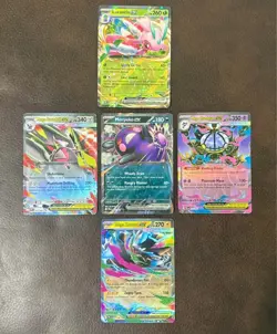 Pokemon TCG 5 Card Lot Double Rares Pitch Black English Prerelease - Image 1