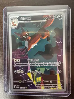 Thievul 092/084 Illustration Rare Mega Evolution: Pitch Black Pokemon NM - Image 3