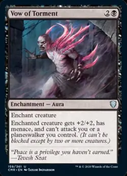 Vow of Torment -Foil Light Play MTG Commander Legends - Image 1