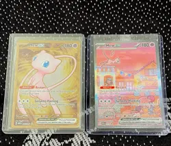 Pokemon TCG Mew ex 2-Card Lot 205/165 Full Art Holo + SVP 053 Promo - Image 1