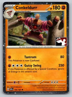 Conkeldurr Holo Uncommon Prize Pack Series Cards 105/167 NM c2 - Image 1