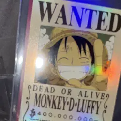 One Piece Monkey D. Luffy Wanted Poster Card OPMF06-TJL-06 - Image 2